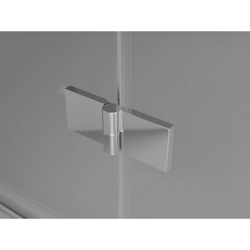 Mexen Mist-F cabine de douche pliante droite 115 x 95 cm, transparent, chromé - 8A6T-115-095-01-00-P