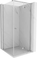 Mexen Mist-F T cabine de douche pliable droite 110 x 110 cm, transparent, chrome - 8A6T-110-110-01-00-P