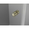 Mexen Mist-F cabine de douche pliante droite 100 x 120 cm, transparent, dorée - 8A6T-100-120-50-00-P