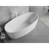 Baignoire îlot Mexen Lira modèle 170 x 80 cm, blanche, trop-plein blanc - 52831708000-20