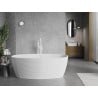 Baignoire îlot Mexen Lira modèle 170 x 80 cm, blanche, trop-plein blanc - 52831708000-20