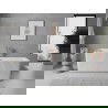 Mexen Nila baignoire autoportante rainurée 170 x 75 cm, blanche, trop-plein cuivre brossé - 52841708000-65