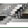 Mexen Nila baignoire autoportante avec rainures 170 x 75 cm, blanc/noir, trop-plein cuivre brossé - 52841708075-65
