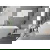 Mexen Tava baignoire autoportante rainurée 170 x 75 cm, blanche, trop-plein chromé - 52851707500-01
