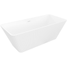 Mexen Tava baignoire autoportante rainurée 170 x 75 cm, blanche, trop-plein blanc - 52851707500-20