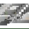 Mexen Tava baignoire autoportante rainurée 170 x 75 cm, blanche, trop-plein doré - 52851707500-50