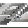 Mexen Tava baignoire autoportante rainurée 170 x 75 cm, blanche, trop-plein or rose - 52851707500-60