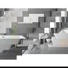 Mexen Tava baignoire autoportante rainurée 170 x 75 cm, blanche, trop-plein gun metal - 52851707500-95