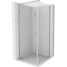 Cabine de douche battante Mexen Mist-B 70 x 70 cm, transparent, chrome - 8A2T-070-070-01-00