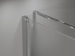 Cabine de douche battante Mexen Mist-B 70 x 70 cm, transparent, chrome - 8A2T-070-070-01-00