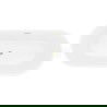 Mexen Yara baignoire autoportante rainurée 170 x 75 cm, blanche, trop-plein or brossé - 52861707500-55