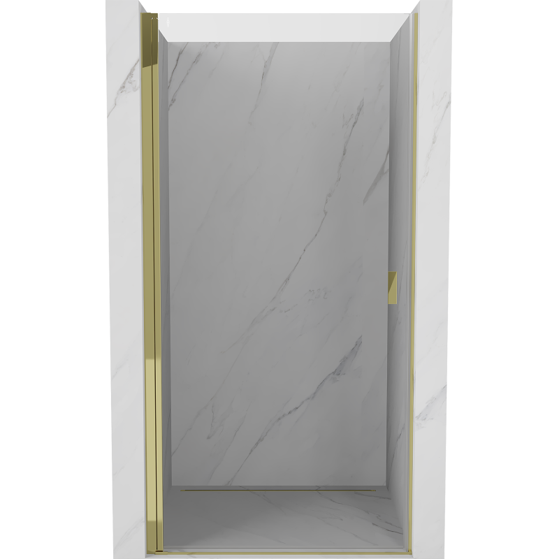 Mexen Mist-B porte de douche pivotante 65 cm, transparent, doré - 8A2-065-000-50-00