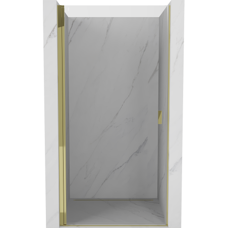 Mexen Mist-B porte de douche battante 70 cm, transparentes, dorées - 8A2-070-000-50-00