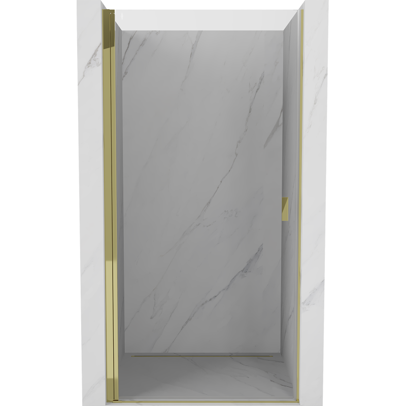 Mexen Mist-B porte de douche pivotante 75 cm, transparent, doré - 8A2-075-000-50-00
