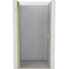 Mexen Mist-B porte de douche pivotante 80 cm, transparent, or brossé - 8A2-080-000-55-00