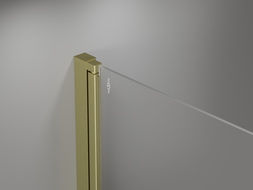 Mexen Mist-B porte de douche pivotante 100 cm, transparent, or brossé - 8A2-100-000-55-00