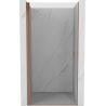 Mexen Mist-B porte de douche pivotante 80 cm, transparent, cuivre brossé - 8A2-080-000-65-00