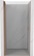 Mexen Mist-B porte de douche pivotante 85 cm, transparent, cuivre brossé - 8A2-085-000-65-00