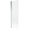 Mexen Mist paroi de baignoire à 1 panneau 60 x 150 cm, transparent, chrome - 8A9-060-001-01-00