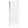 Mexen Mist paroi de baignoire 1-volet 80 x 150 cm, transparent, chrome - 8A9-080-001-01-00