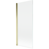 Mexen Mist paroi de douche 1 volet 80 x 150 cm, transparent, doré - 8A9-080-001-50-00