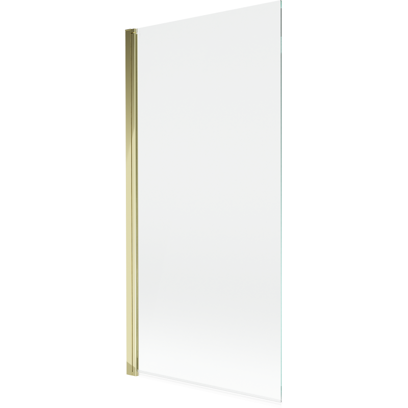 Paroi de douche Mexen Mist 1 volet 90 x 150 cm, transparent, or - 8A9-090-001-50-00