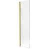 Paroi de Douche Mexen Mist 1-volet 50 x 150 cm, transparent, doré brossé - 8A9-050-001-55-00