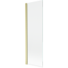 Mexen Mist paroi de douche à 1 volet 60 x 150 cm, transparent, doré brossé - 8A9-060-001-55-00