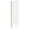 Mexen Mist paroi de baignoire 1-volet 70 x 150 cm, transparent, or brossé - 8A9-070-001-55-00