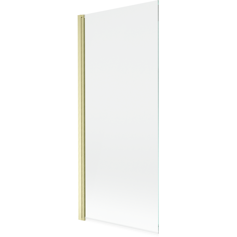 Paroi de douche Mexen Mist 1 volet 80 x 150 cm, transparent, doré brossé - 8A9-080-001-55-00