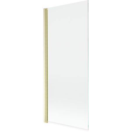 Paroi de douche Mexen Mist 1 volet 80 x 150 cm, transparent, doré brossé - 8A9-080-001-55-00