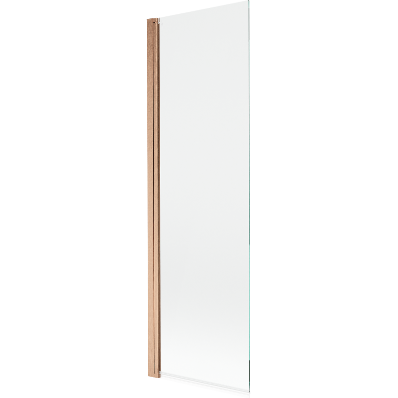 Mexen Mist paroi de baignoire 1 volet 60 x 150 cm, transparent, cuivre brossé - 8A9-060-001-65-00