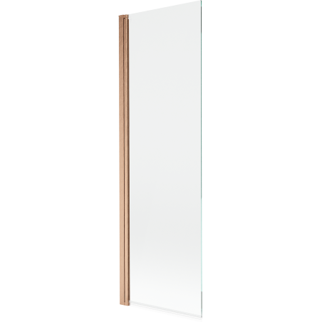 Mexen Mist paroi de baignoire 1 volet 60 x 150 cm, transparent, cuivre brossé - 8A9-060-001-65-00