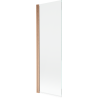Mexen Mist paroi de douche 1 battant 60 x 150 cm, transparent, cuivre brossé - 8A9-060-001-65-00