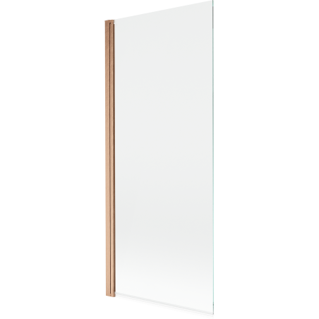 Paroi de baignoire Mexen Mist 1 volet 80 x 150 cm, transparent, cuivre brossé - 8A9-080-001-65-00