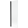 Mexen Mist paroi de douche 1-pliant 70 x 150 cm, transparent, noir - 8A9-070-001-70-00