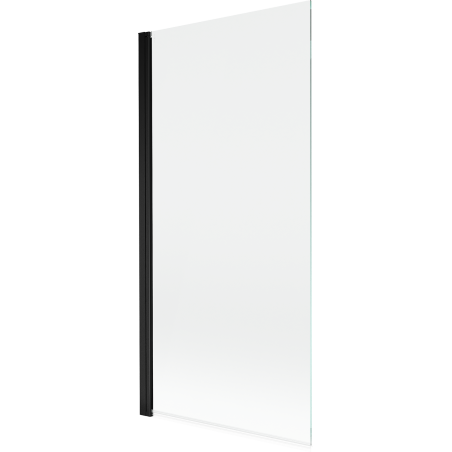 Paroi de douche Mexen Mist 1 volet 90 x 150 cm, transparent, noir - 8A9-090-001-70-00