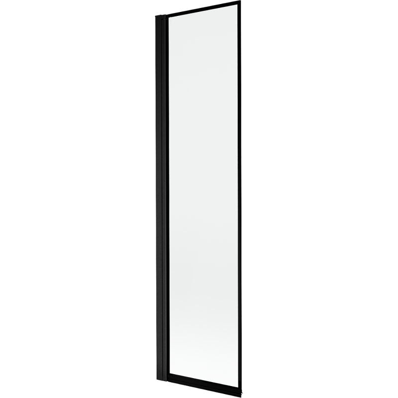 Mexen Mist paroi de douche 1-volet gauche 50 x 150 cm, cadre noir, noir - 8A9-050-001-70-70-L
