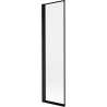 Mexen Mist paroi de baignoire à 1 volet gauche 50 x 150 cm, cadre noir, noir - 8A9-050-001-70-70-L