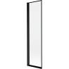 Mexen Mist paroi de douche 1-volet gauche 50 x 150 cm, cadre noir, noir - 8A9-050-001-70-70-L