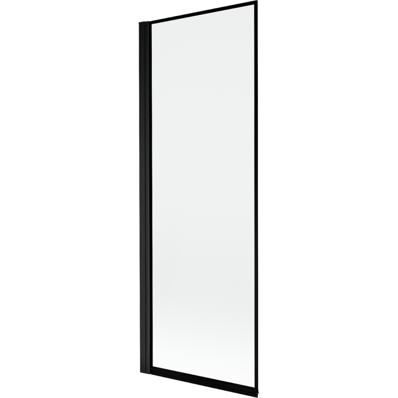Paroi de baignoire pivotante Mexen Mist 1-volet gauche 70 x 150 cm, cadre noir, noir - 8A9-070-001-70-70-L
