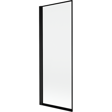 Paroi de baignoire pivotante Mexen Mist 1-volet gauche 70 x 150 cm, cadre noir, noir - 8A9-070-001-70-70-L