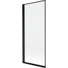 Mexen Mist paroi de baignoire 1-volet gauche 80 x 150 cm, cadre noir, noir - 8A9-080-001-70-70-L