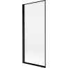 Mexen Mist paroi de douche 1-volet gauche 80 x 150 cm, cadre noir, noir - 8A9-080-001-70-70-L