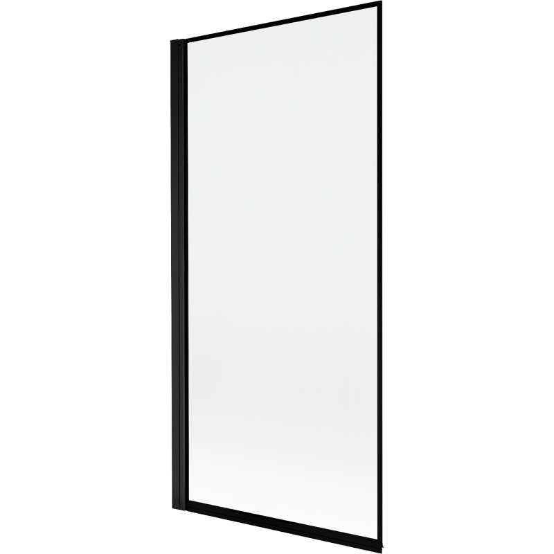 Mexen Mist paroi de douche 1-volet gauche 90 x 150 cm, cadre noir, noir - 8A9-090-001-70-70-L