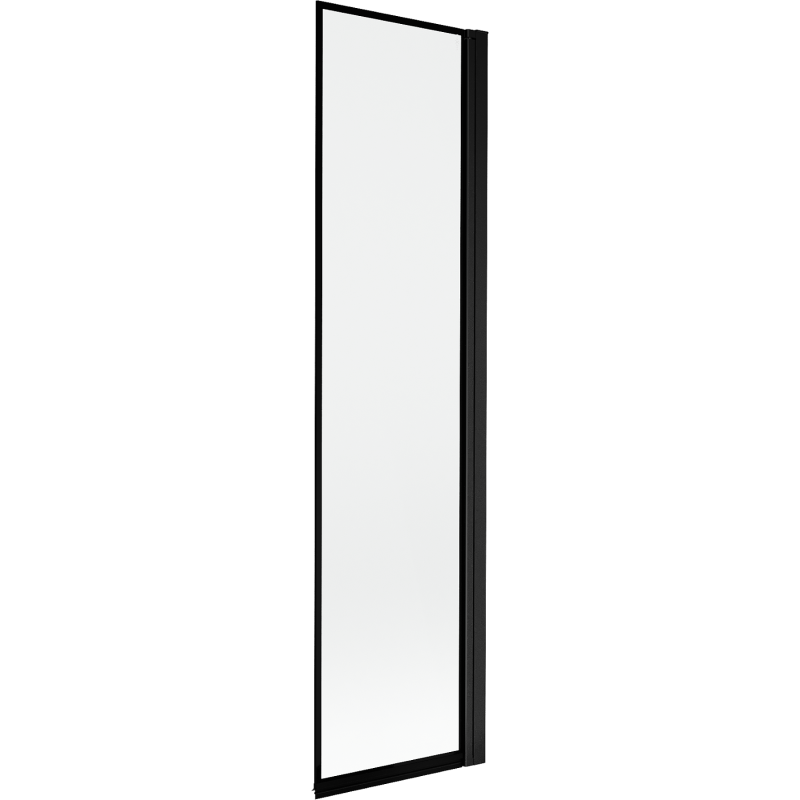 Mexen Mist écran de douche 1-volet droit 50 x 150 cm, cadre noir, noir - 8A9-050-001-70-70-P