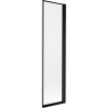 Mexen Mist paravent de baignoire 1 panneau droit 50 x 150 cm, cadre noir, noir - 8A9-050-001-70-70-P