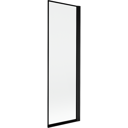 Mexen Mist paroi de baignoire à 1 vantail droite 60 x 150 cm, cadre noir, noir - 8A9-060-001-70-70-P