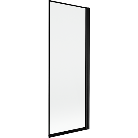 Mexen Mist paroi de douche 1 volet droit 70 x 150 cm, cadre noir, noir - 8A9-070-001-70-70-P