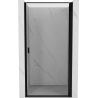 Mexen Mist-B porte de douche pivotante droite 70 cm, cadre noir, noir - 8A2-070-000-70-70-P